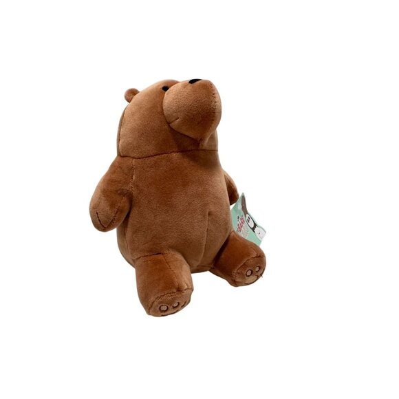 We Bare Bears Plush GRIZZLY BEAR Cartoon Network Warner Bros. Toy Factory 7” NEW - Picture 3 of 5